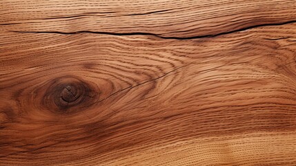 Fototapeta premium Uninterrupted Grain of Super Long Walnut Wood Planks