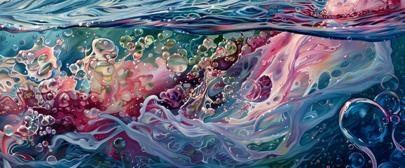 Liquid dreams flow freely, filling the world with a sense of wonder and possibility.