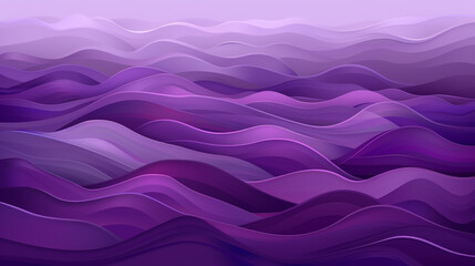 High-Quality Plum Purple Minimal Wave Background in Premium Vector.