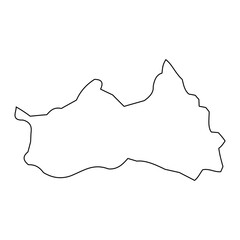 Sao Domingos municipality map, administrative division of Cape Verde. Vector illustration.