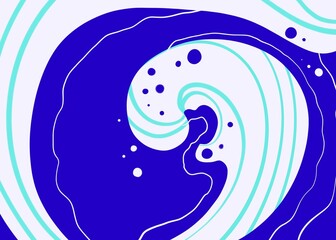 abstract background with water waves colorful 