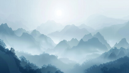 Light grey or light blue background sci fi style