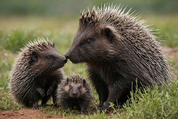 An image of Porcupine Family