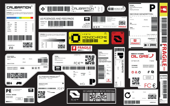 Label pack design. Vector graphic asset for streetwear design. Retro futuristic element in Y2K for apparel, clothing and poster design