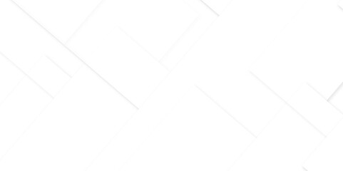 Abstract white background with diamond and square shapes layered in modern abstract pattern design, White color technology concept geometric line vector background.	
