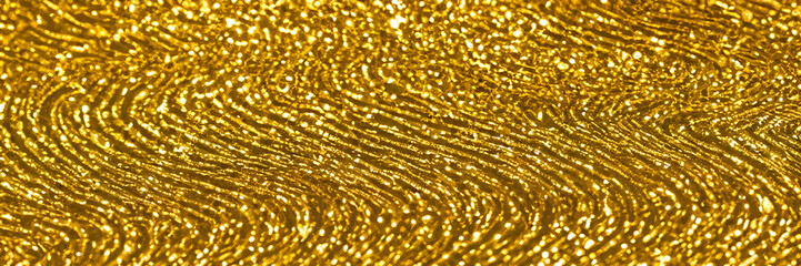 Gold Wellen Geld Reichtum Luxury Luxus reich Wohlstand gelb leuchten glitzer Banner Hintergrund Vorlage schimmernd glammer Material Edel Metall Münzen Papier abstrakt Fläche dekor Wand design