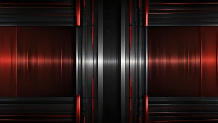 geometric metalic red and black background