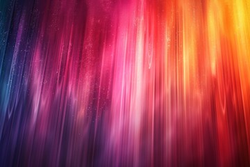 Fototapeta premium This image captures a mesmerizing display of vibrant light streaks in a spectrum of colors, conveying a sense of movement and energy