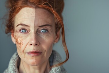 Blonde visible age changes in aging spectrum foster healthy aging; care for psychological well-being integrates alternation of generation in aging support and split representation.