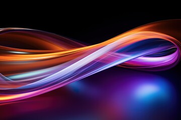 Abstract background with colorful lines, in the style of glowing lights, vibrant, bright backgrounds.