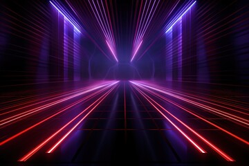 Abstract background with colorful lines, in the style of glowing lights, vibrant, bright backgrounds.