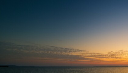 Gradient sky texture after sunset