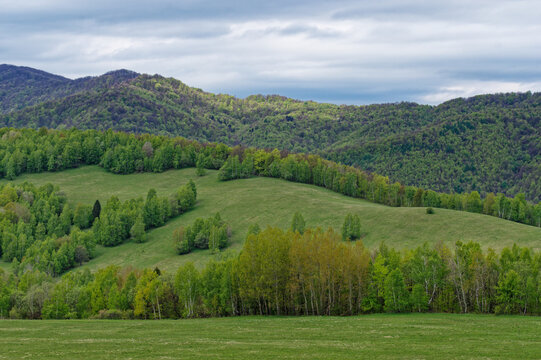 Landscape of Eastern Slovakia, Beautiful charming areas.