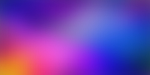 Multicolor blurred abstract ultrawide modern technological dark mix blue pink yellow orange purple neon red gradient background. Perfect for design, banners, wallpapers, templates, projects, desktop