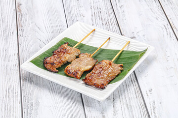 Thai cuisine - grilled pork skewer
