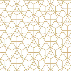 Fototapeta premium Abstract simple geometric Vector seamless pattern design elements line texture on white background, labels and frames for packaging for luxury products in trendy linear style