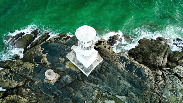 Lighthouse in the sea. Thailand Phuket. Part 3