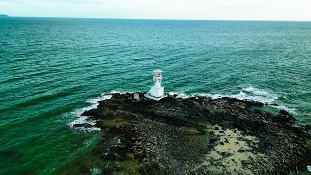 Lighthouse in the sea. Thailand Phuket. Part 2