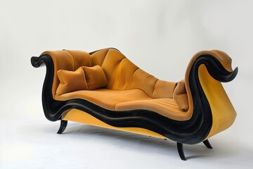 sofa made of sadness, surrealism, creative furniture design. - obrazy, fototapety, plakaty