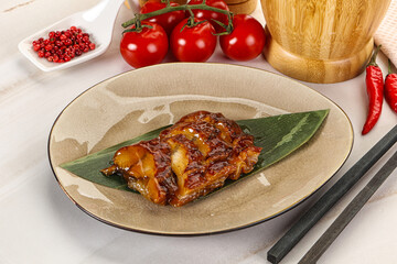 Grilled eel with unagi sauce