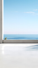 Fototapeta premium empty concrete floor