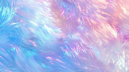 Soft pastel iridescent fur, textured background