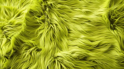 Fototapeta premium Soft bright green fur, textured background