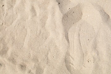 Fototapeta na wymiar Top view of a sand on the Dubai beach
