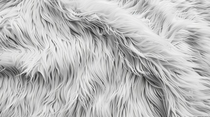 Soft white fur, textured background