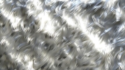 Soft silver fur, textured background