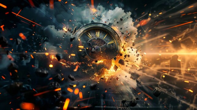 Time Shattering into Fragments: The Essence of Temporality. Generative ai