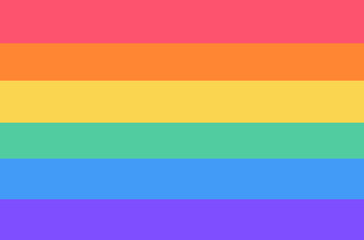 Flag LGBT pride community icon. LGBTQ. Rainbow flag sexual identity