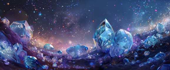Glittering jewels adorn the night sky, each one a treasure waiting to be discovered.