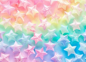 Pastel Star Pattern