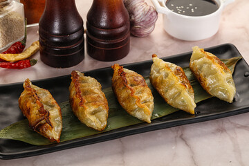 Fried Japanese stuffed dumplings - Gyoza