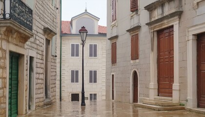 Fototapeta premium street in the town