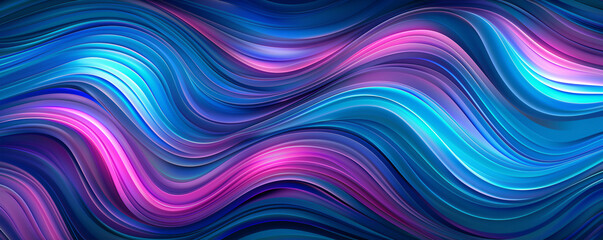 Abstract purple and blue background with waves