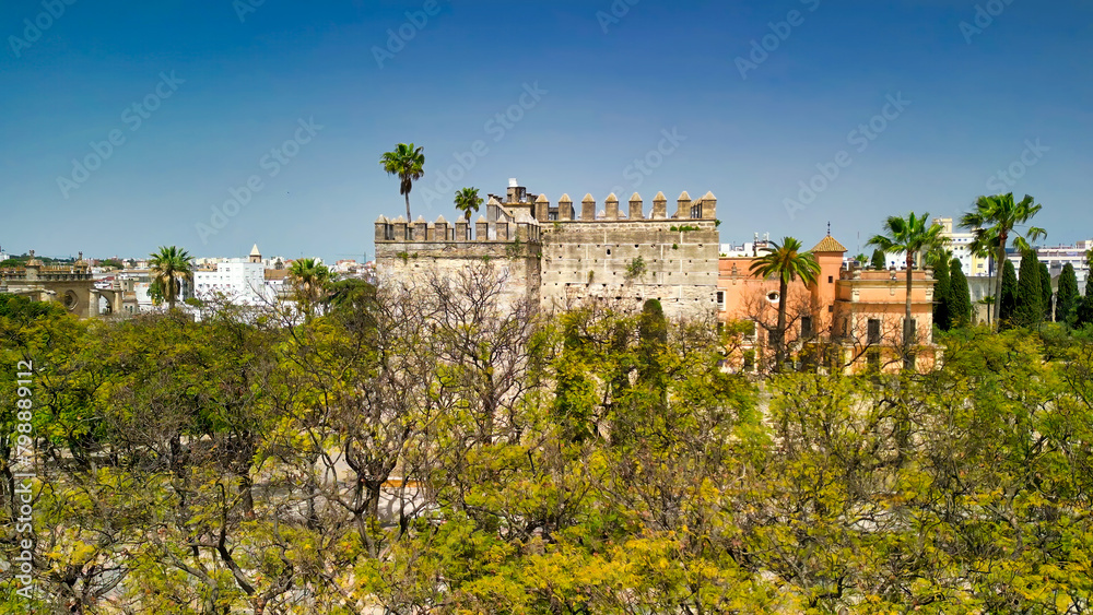 Canvas Prints aerial view of jerez de la frontera, andalusia. southern spain