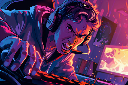 Angry Gamer Wallpaper