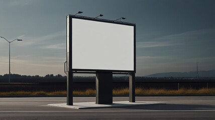 Obraz premium billboard on the street