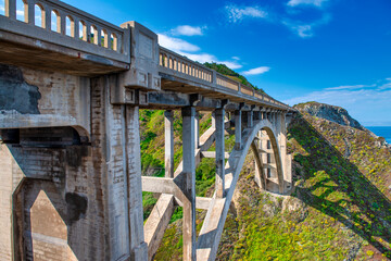 Coastline of Big Sur near Bixby Bridge, California