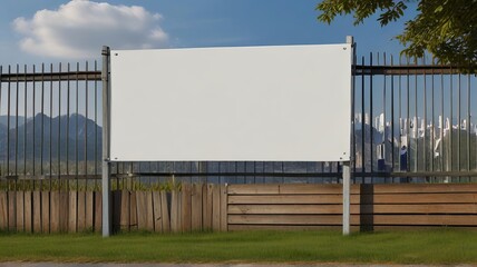 Obraz premium billboard on the street