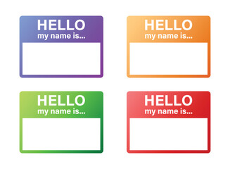 Hello speech bubble icon in flat style. Hi message vector illustration on isolated background. Welcome sign business concept.