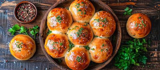 Pirozhki are Russian baked or fried buns filled with a variety of savory or sweet fillings, such as...