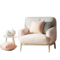 armchair isolated on white