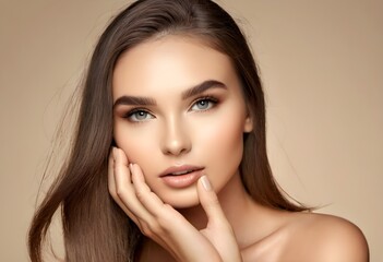 Obraz premium Glamour Unveiled: Embracing Beauty, Confidence, and Style