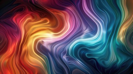 Abstract wavy background created by computer