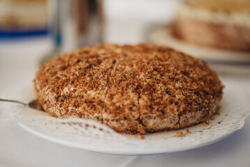 cake on a plate