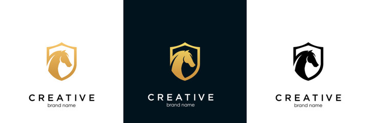 horse logo template