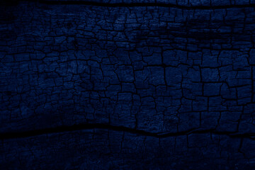 cracked wood blue background or texture